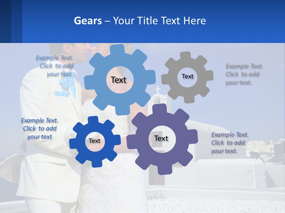 Caucasian Engagement Man PowerPoint Template