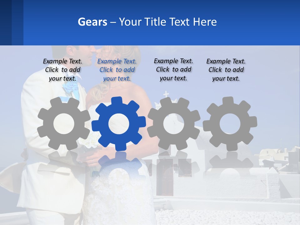 Caucasian Engagement Man PowerPoint Template