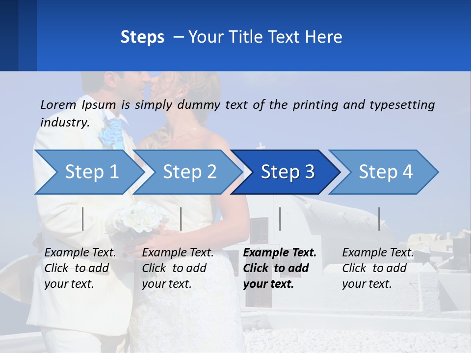 Caucasian Engagement Man PowerPoint Template