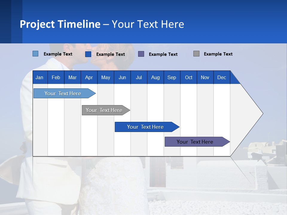 Caucasian Engagement Man PowerPoint Template