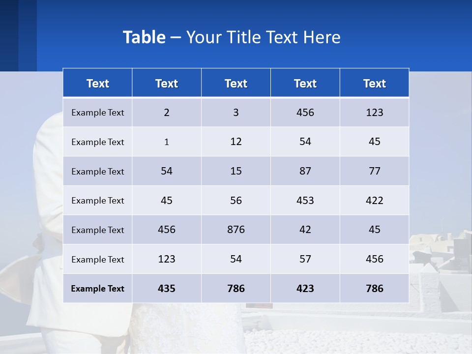 Caucasian Engagement Man PowerPoint Template