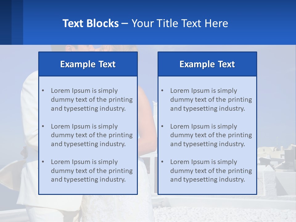 Caucasian Engagement Man PowerPoint Template