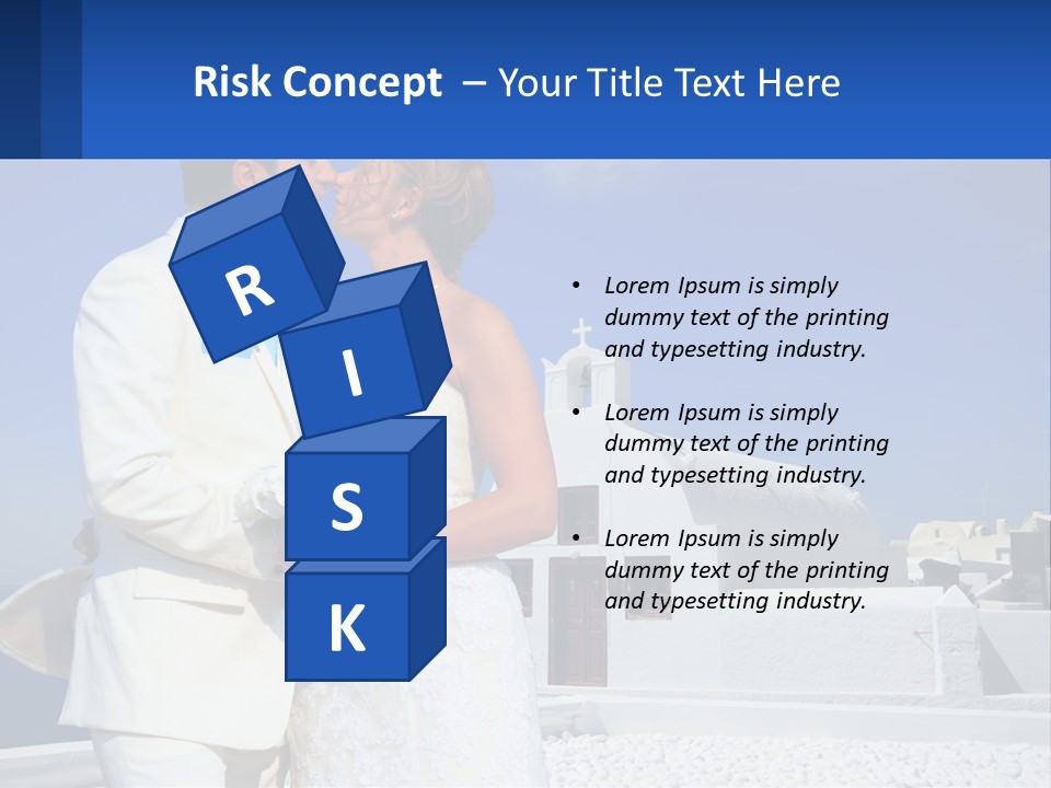 Caucasian Engagement Man PowerPoint Template