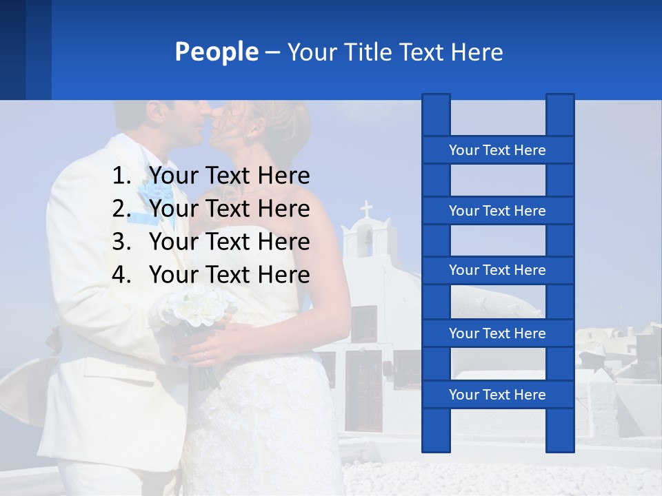 Caucasian Engagement Man PowerPoint Template