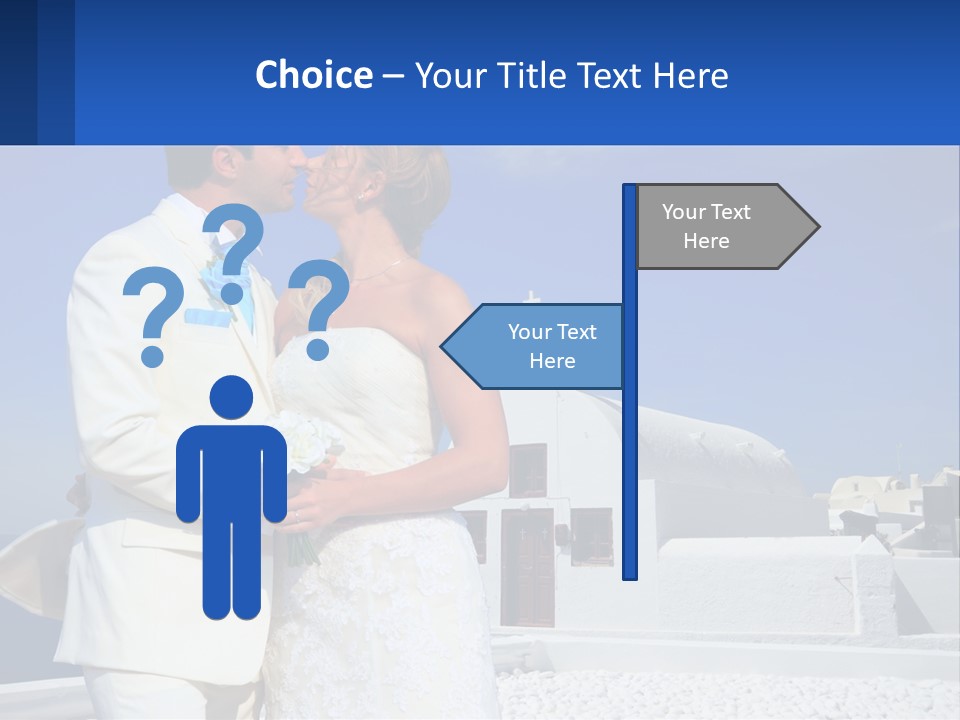 Caucasian Engagement Man PowerPoint Template