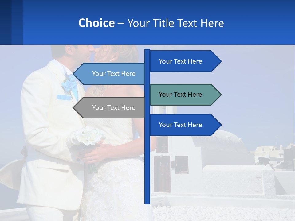 Caucasian Engagement Man PowerPoint Template