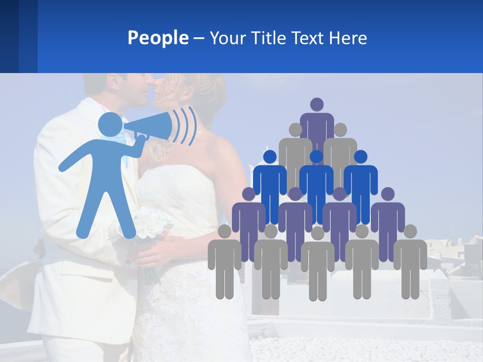 Caucasian Engagement Man PowerPoint Template