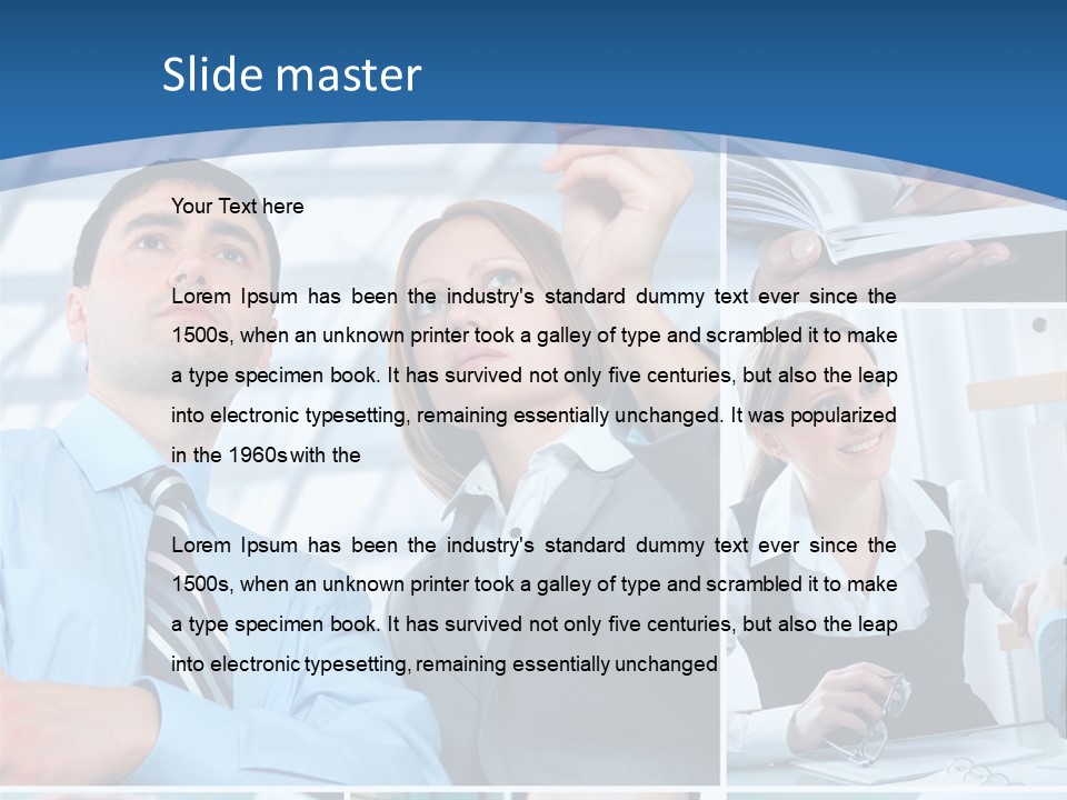 Communication Hand Business PowerPoint Template