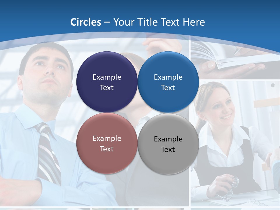 Communication Hand Business PowerPoint Template