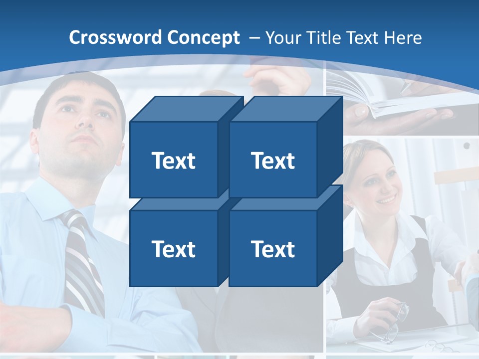 Communication Hand Business PowerPoint Template