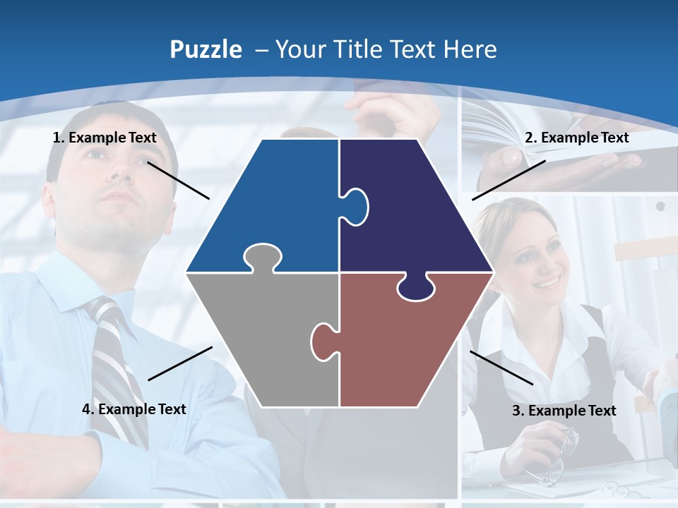 Communication Hand Business PowerPoint Template