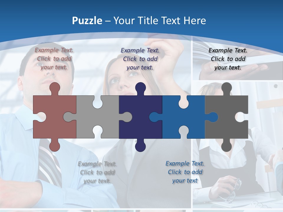 Communication Hand Business PowerPoint Template