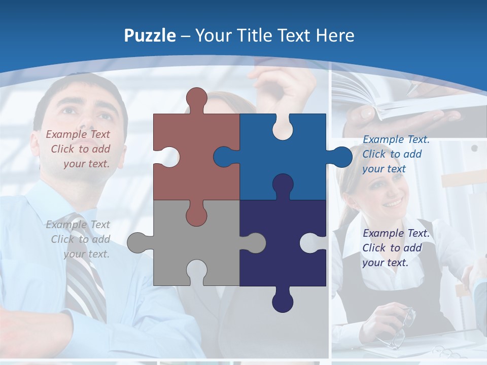 Communication Hand Business PowerPoint Template