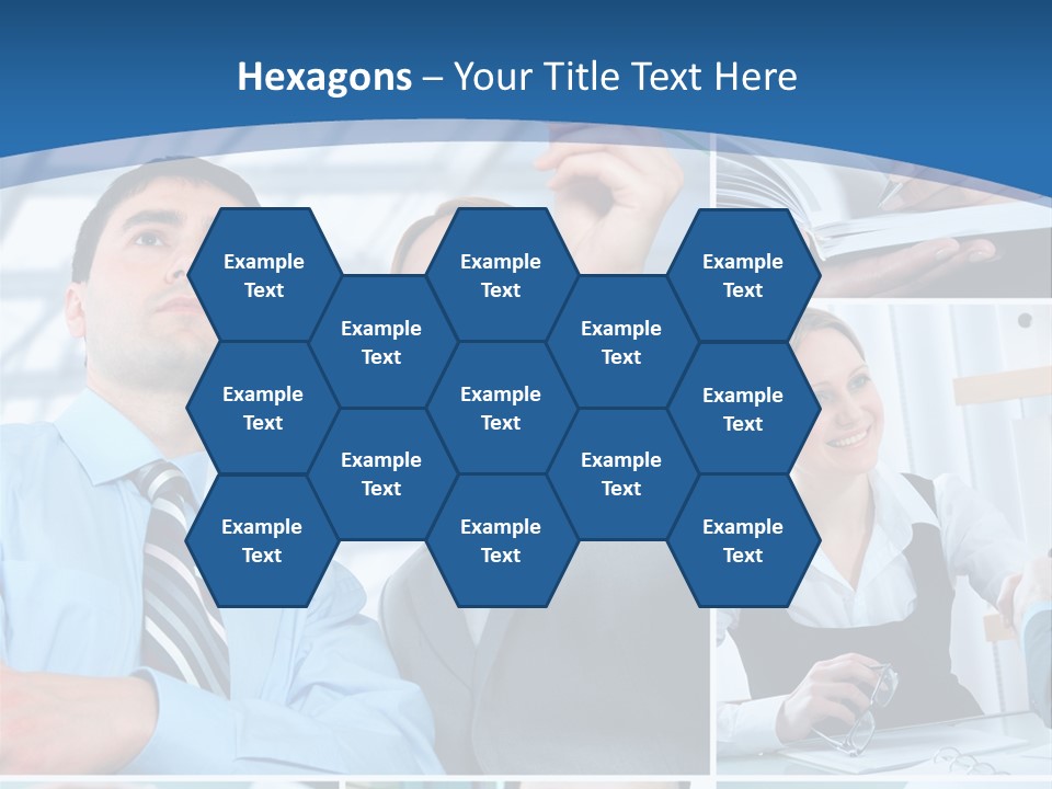 Communication Hand Business PowerPoint Template