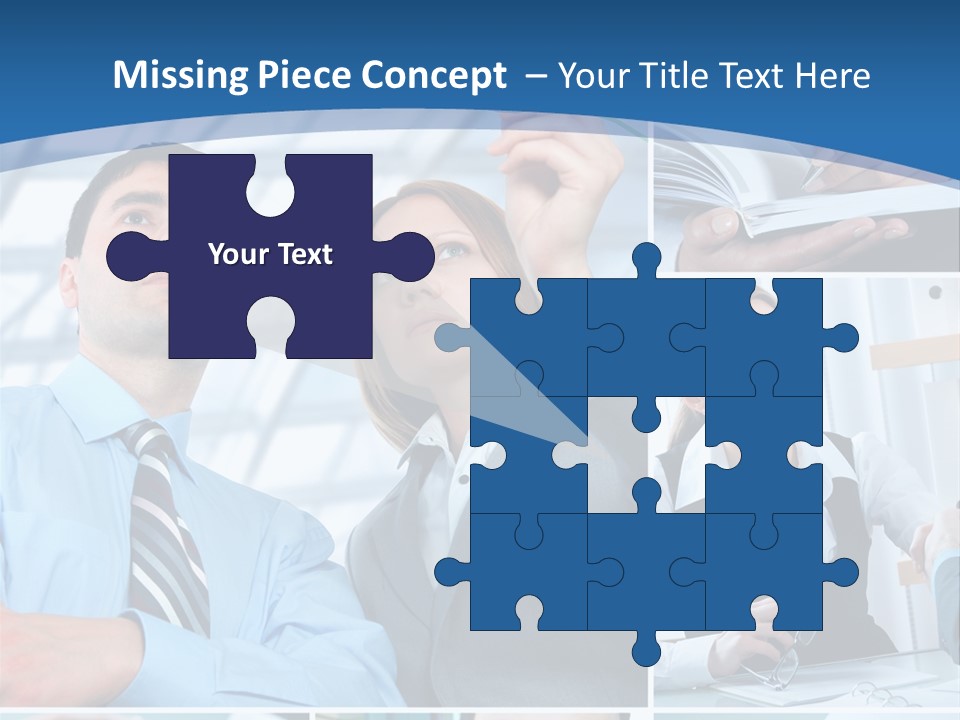 Communication Hand Business PowerPoint Template