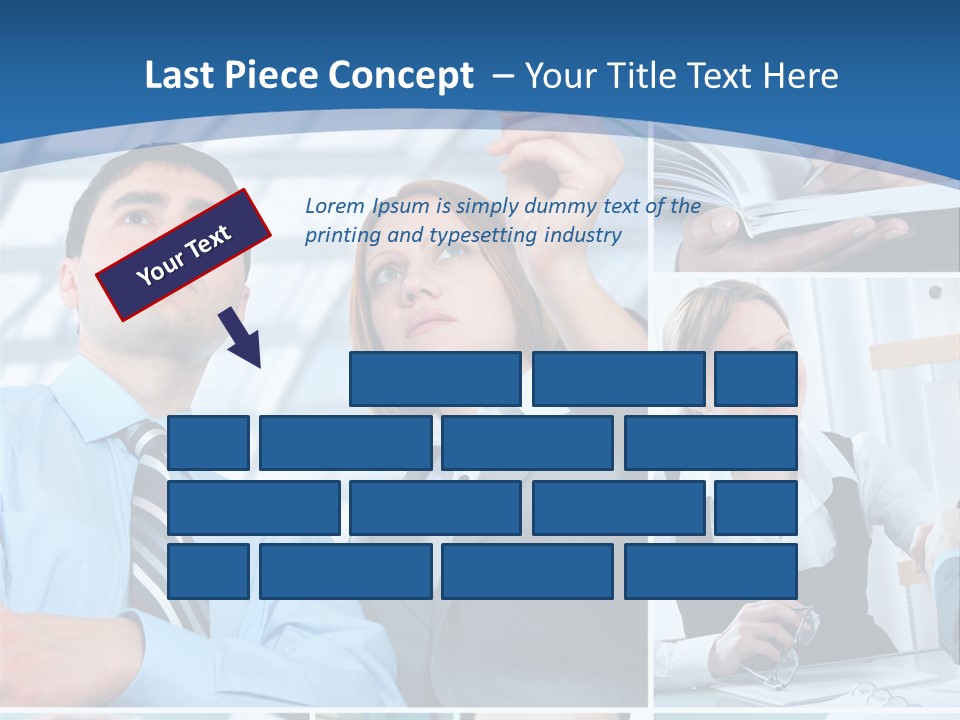Communication Hand Business PowerPoint Template