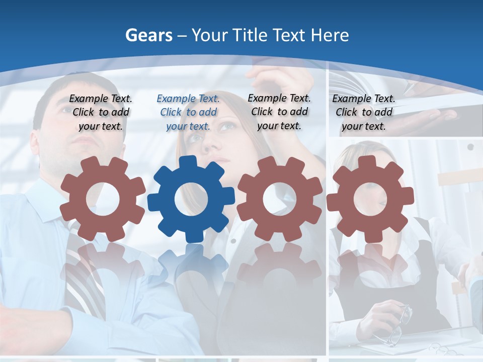 Communication Hand Business PowerPoint Template