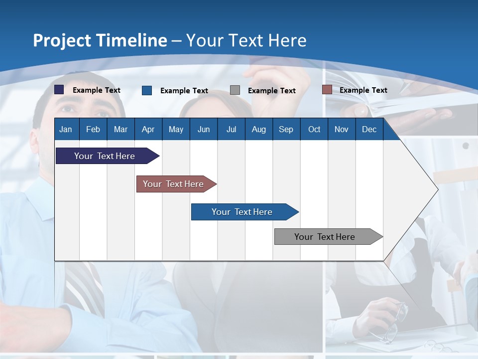 Communication Hand Business PowerPoint Template