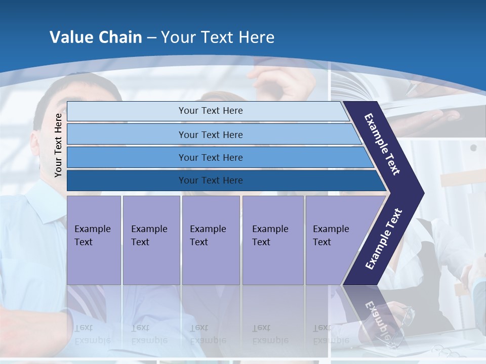 Communication Hand Business PowerPoint Template