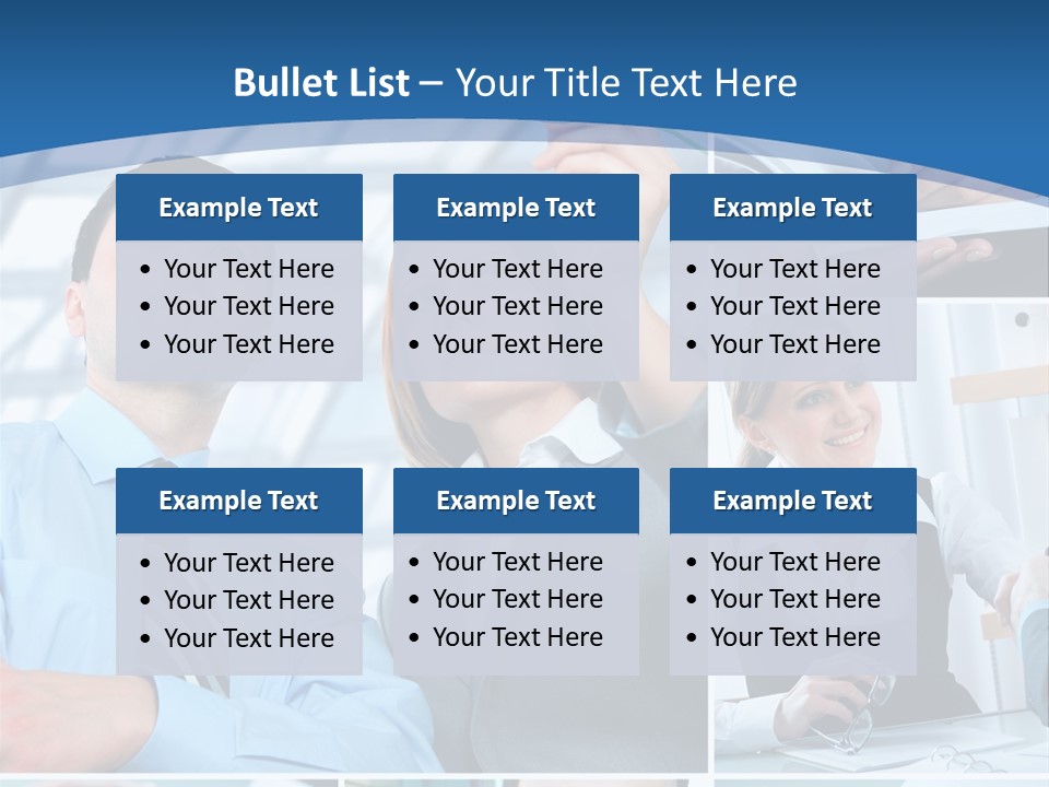 Communication Hand Business PowerPoint Template