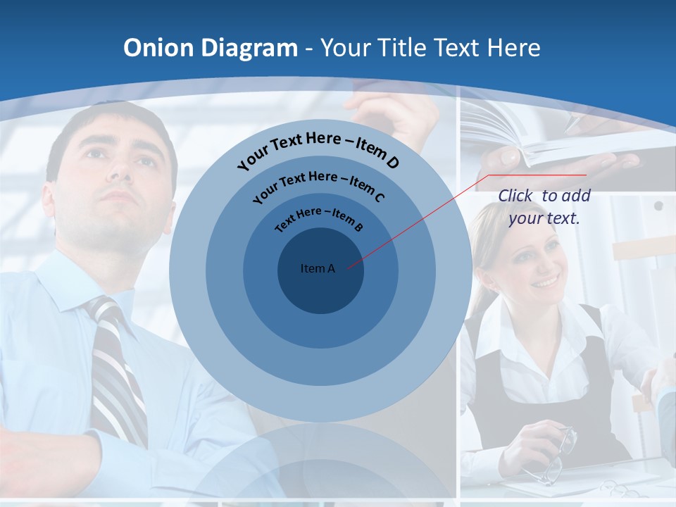 Communication Hand Business PowerPoint Template