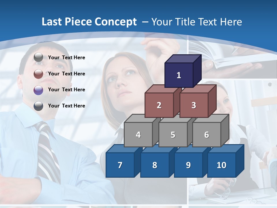 Communication Hand Business PowerPoint Template