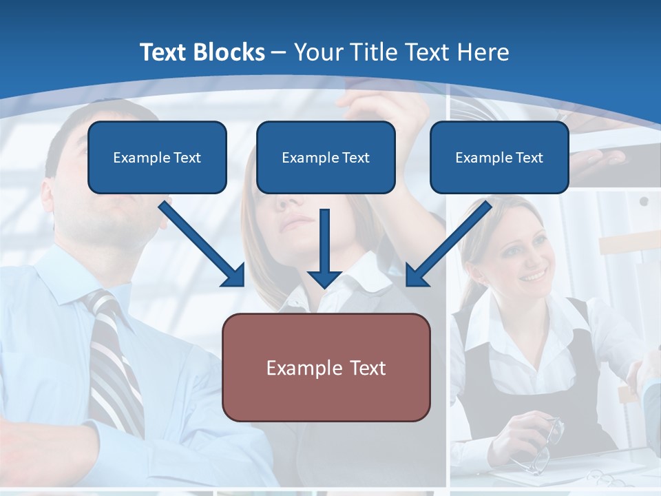 Communication Hand Business PowerPoint Template