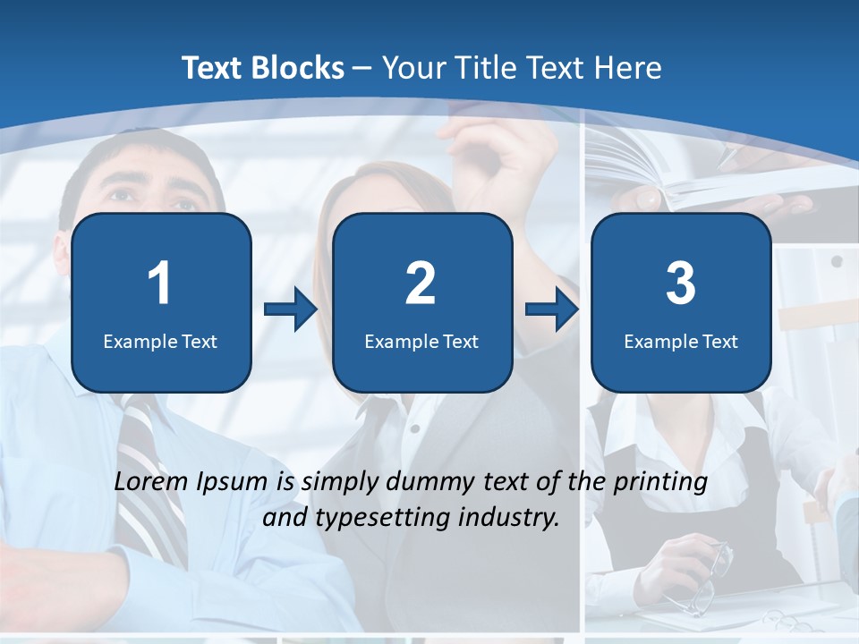 Communication Hand Business PowerPoint Template