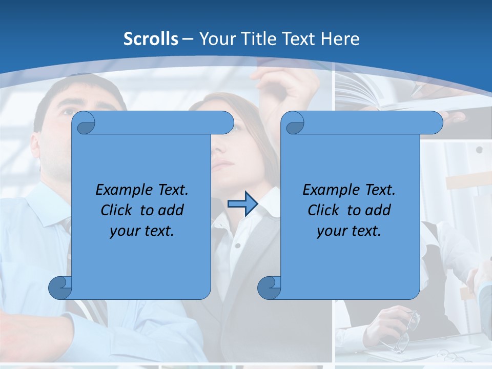 Communication Hand Business PowerPoint Template