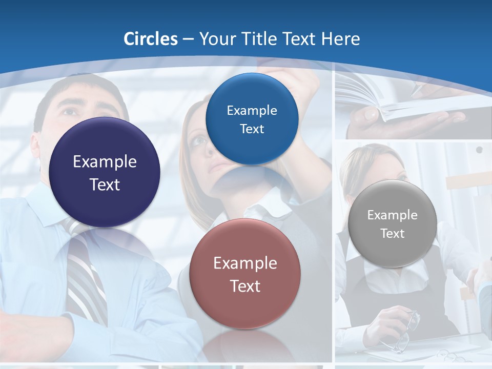 Communication Hand Business PowerPoint Template