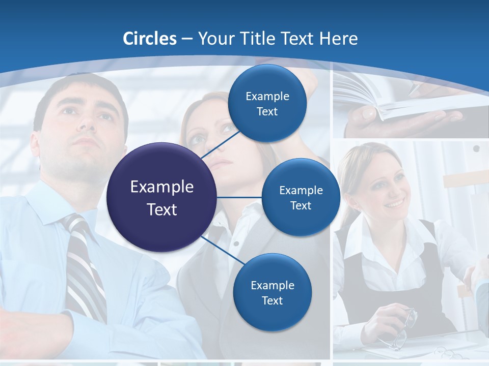 Communication Hand Business PowerPoint Template