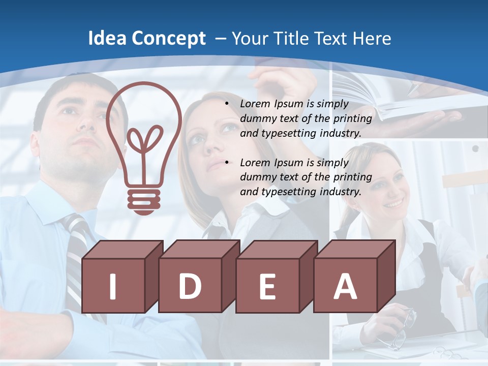 Communication Hand Business PowerPoint Template