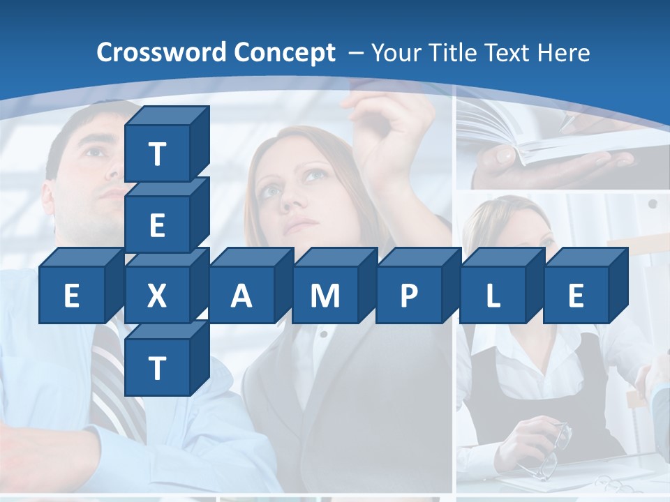 Communication Hand Business PowerPoint Template
