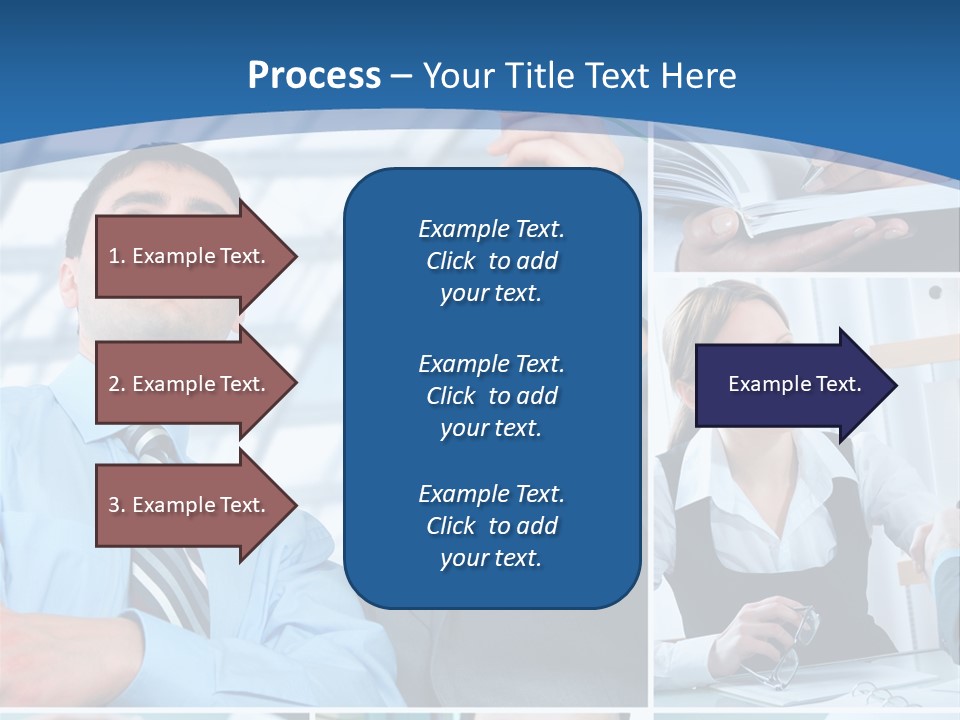 Communication Hand Business PowerPoint Template