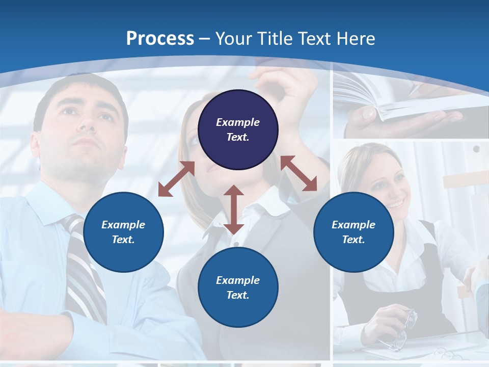 Communication Hand Business PowerPoint Template