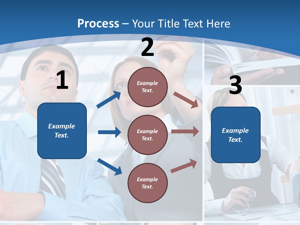 Communication Hand Business PowerPoint Template