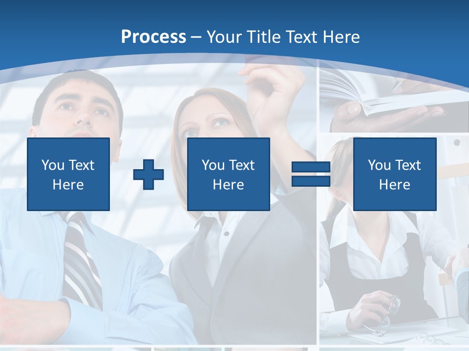 Communication Hand Business PowerPoint Template