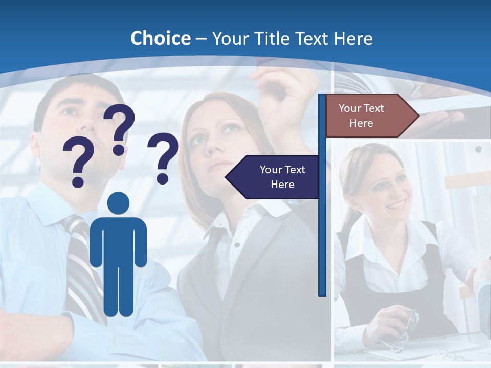 Communication Hand Business PowerPoint Template