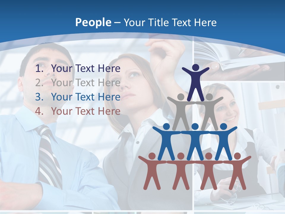 Communication Hand Business PowerPoint Template