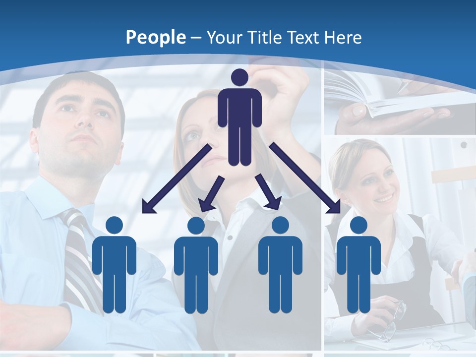 Communication Hand Business PowerPoint Template