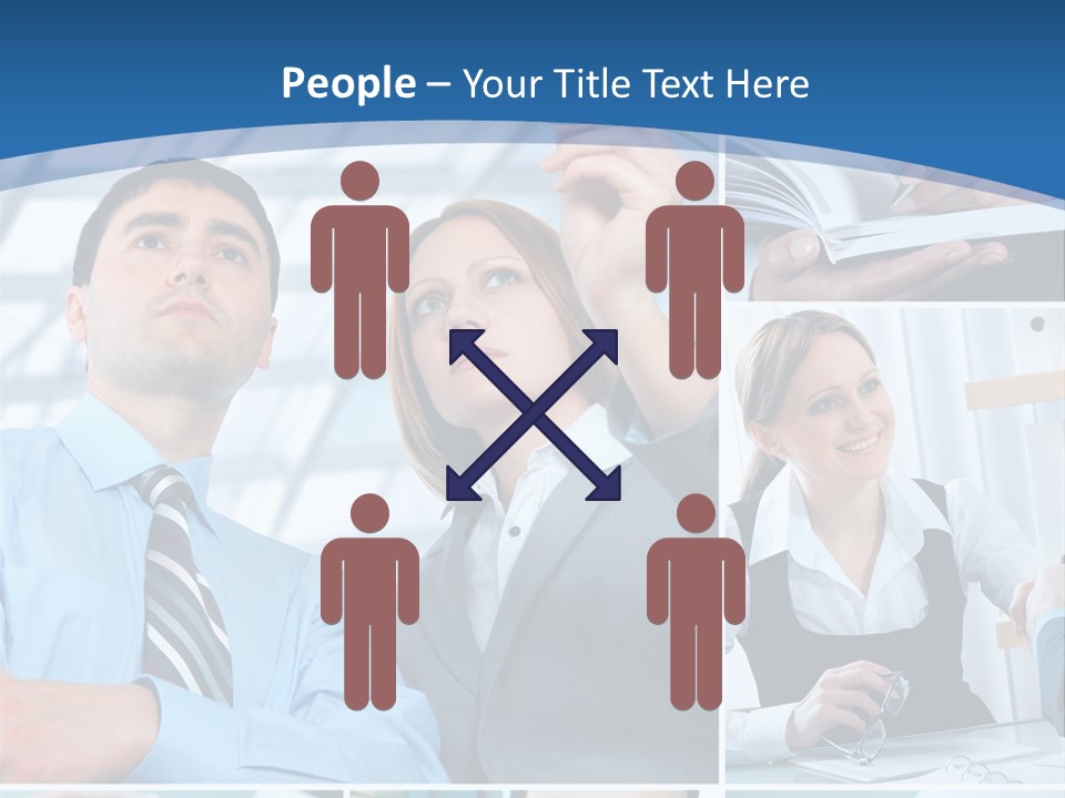 Communication Hand Business PowerPoint Template