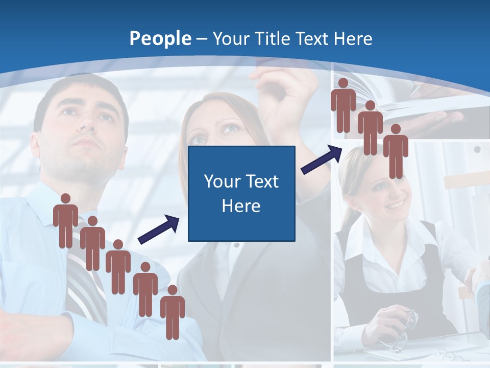 Communication Hand Business PowerPoint Template