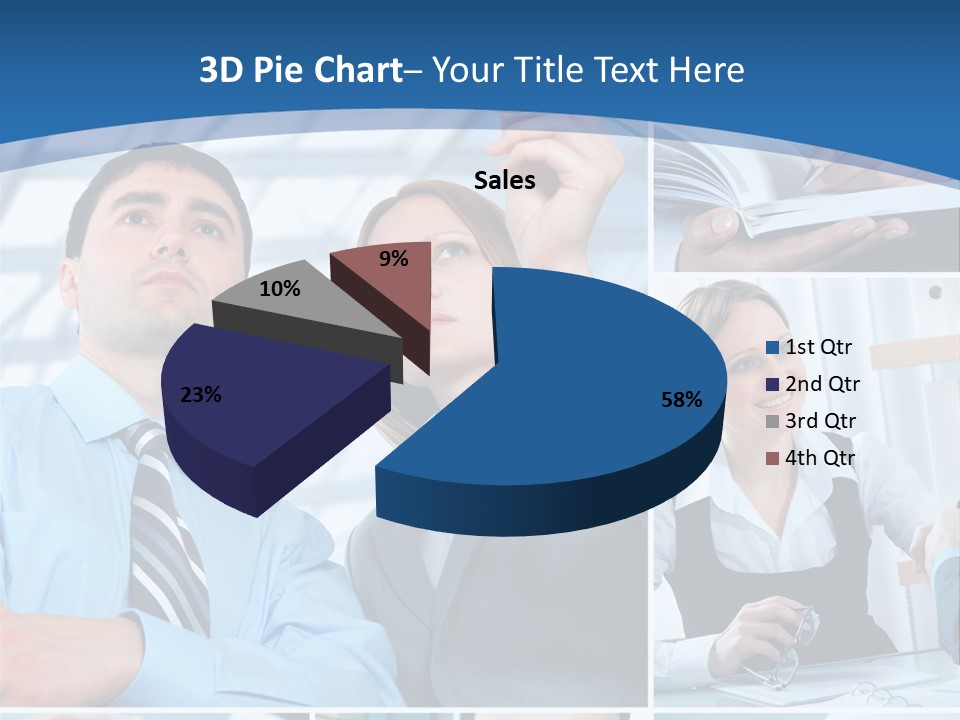 Communication Hand Business PowerPoint Template