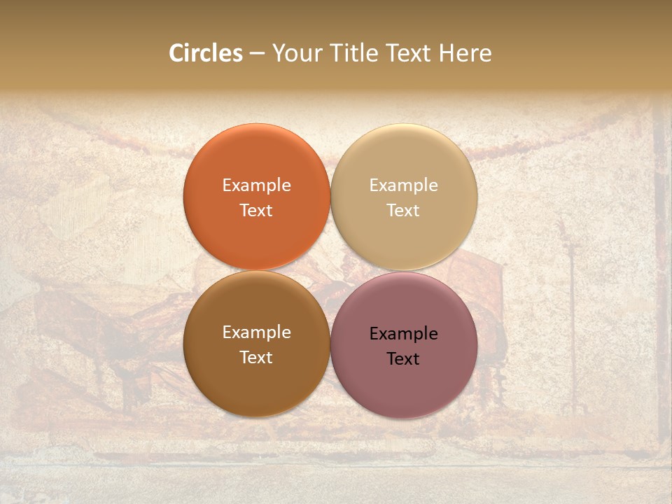 Building Vesuvius Stone PowerPoint Template