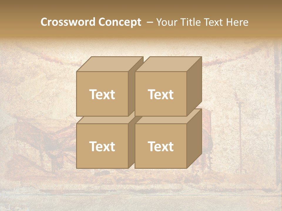 Building Vesuvius Stone PowerPoint Template