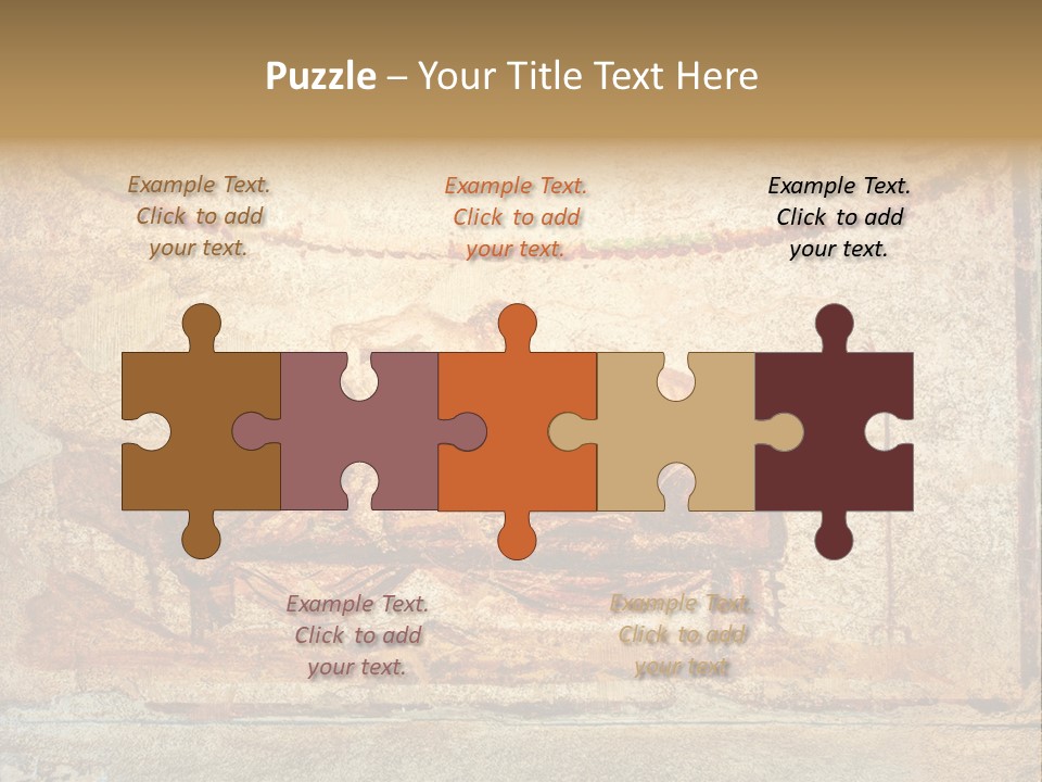 Building Vesuvius Stone PowerPoint Template