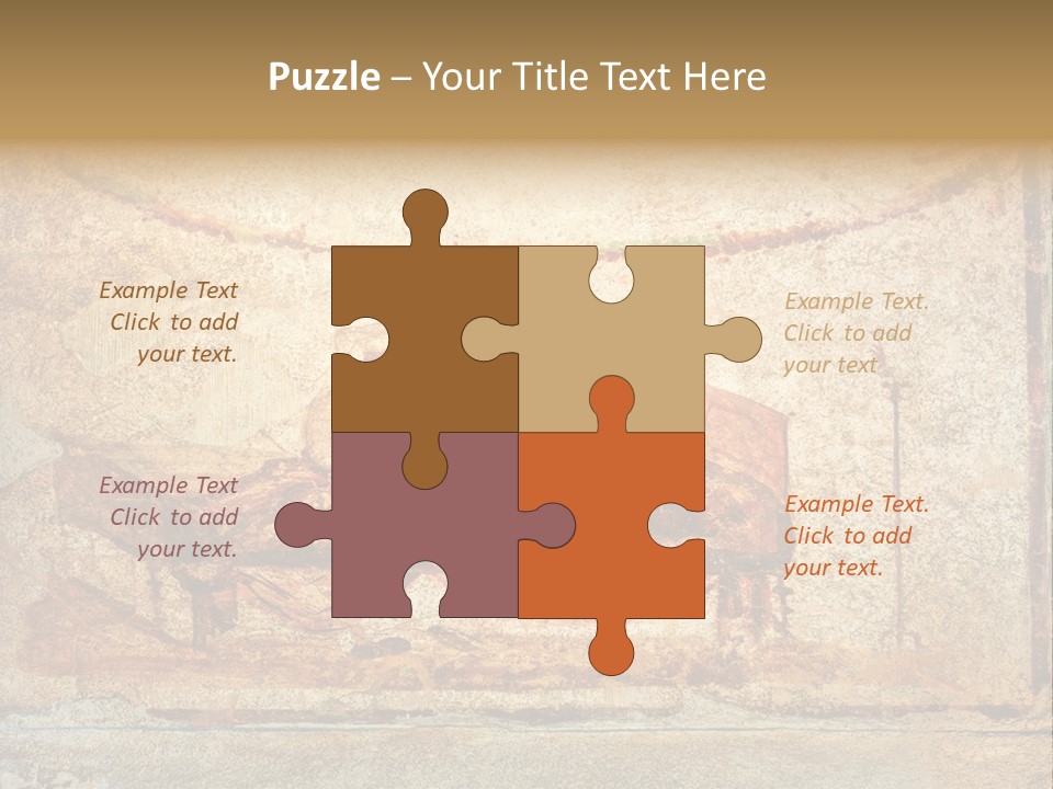 Building Vesuvius Stone PowerPoint Template