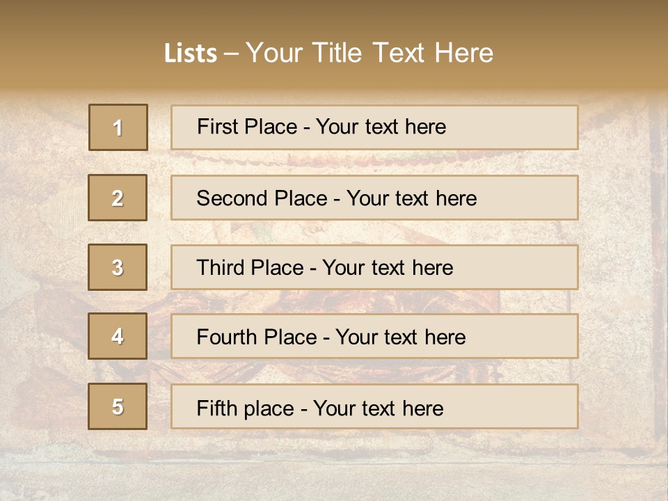 Building Vesuvius Stone PowerPoint Template