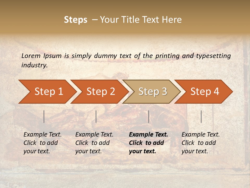 Building Vesuvius Stone PowerPoint Template