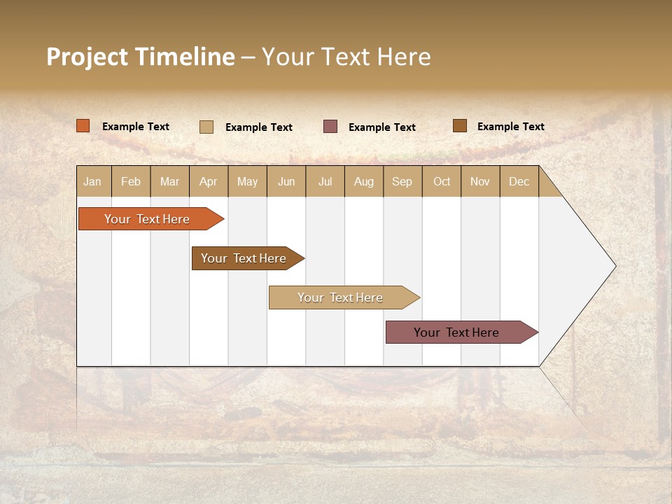 Building Vesuvius Stone PowerPoint Template